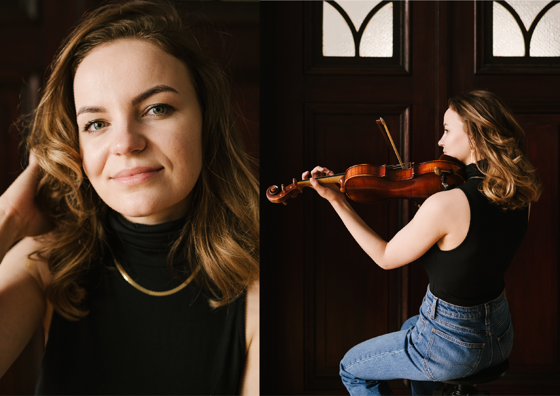 sesja kobieca Śląsk, sesja kobieca w studio, fotograf Gliwice, fotograf Katowice, skrzypaczka